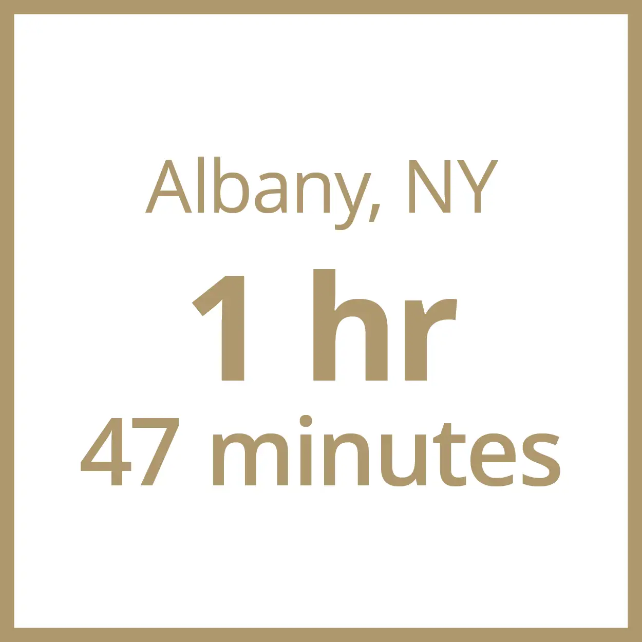 By Car From ALBANY