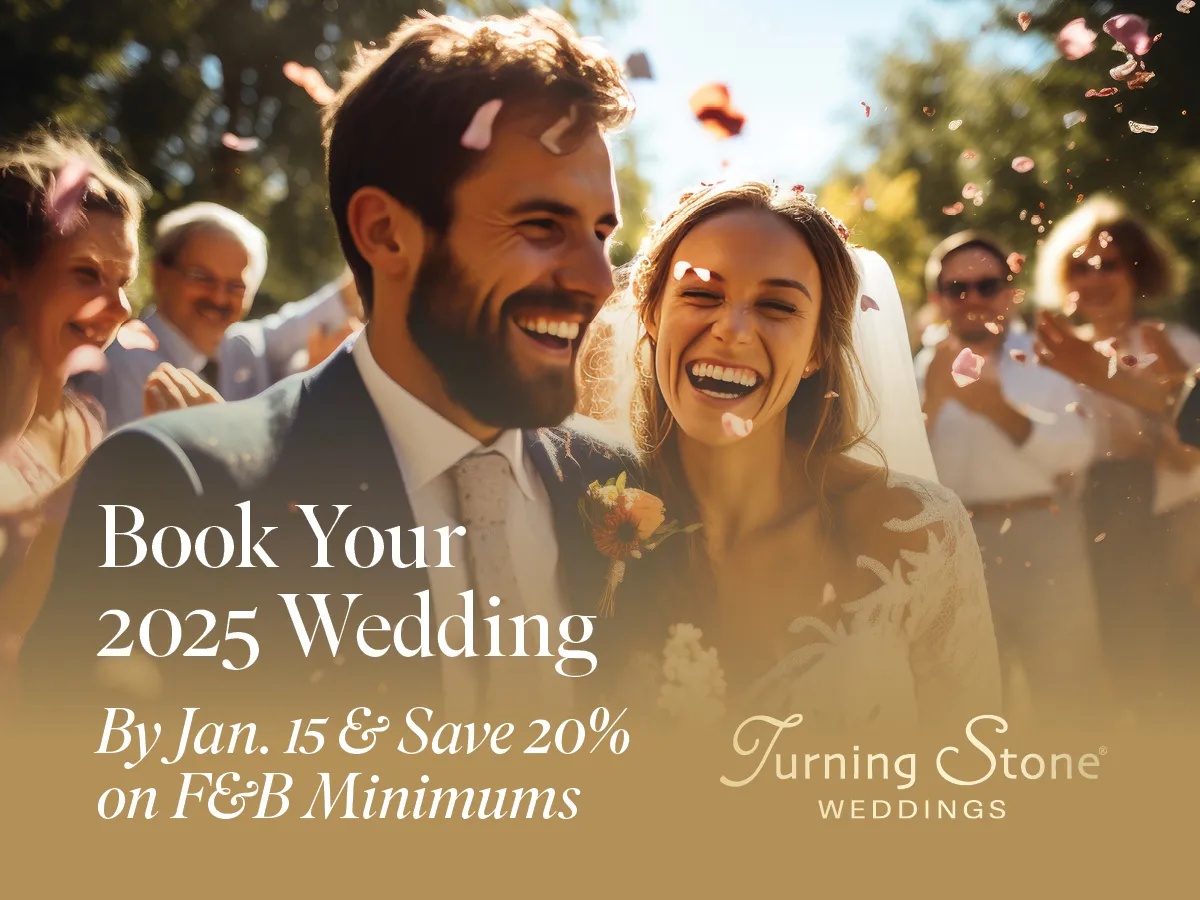 2025 Wedding 20% Savings on F&B Minimum