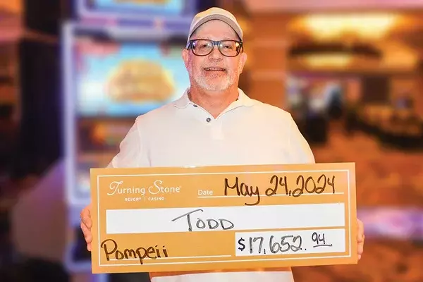Todd won $17,652 on Pompeii