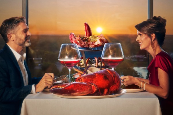 Dining with Lobster and Wine